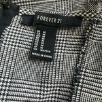 Forever 21  SZ M black and white plaid dress Photo 3