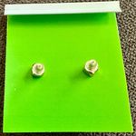 New Sliced Scallop Stud Earrings in Gold. Comes in Kate Spade Card Photo 4