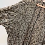 Woman’s Black tan Shaw cardigan sz Small Photo 2