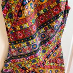 Vintage 1950 Rose Marie Reid Swimsuit One Piece Sz 18 Floral Retro Pinup Photo 1