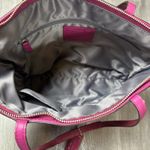 Coach  Signature C Patent Leather Tote Bag Raspberry F15142 Photo 4