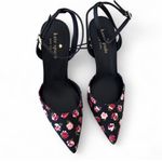 Kate Spade NWOB  Black and Pink Rose Heels. Size 7B  Photo 1