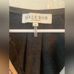 Hale Bob  silk blend brown paisley blouse, ruffled sleeves, tassels; size L Photo 2