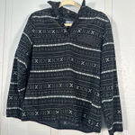 Jachs  Cabin Collection Black Women Fleece Pullover Sweater Size Large EUC Photo 0