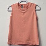 Givenchy Vintage Women's 36 Sleeveless Square Neck Tank Top Ribbed Summer Peach Photo 0