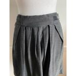 The Kooples • Grey Plated Belted Mini Skirt Photo 2