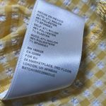 Urban Outfitters  Yellow Gingham Textured Mini Dress Square Neck Sleeveless Small Photo 4