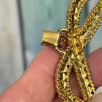 Napier Vintage Bracelet Rare Runway Wide Cuff Gold Color Curvy Chunky Rope Photo 7