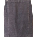 J.Crew Womens Skirt Gray Corduroy Sz 2 Photo 0