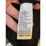 James Perse V-Neck Short Sleeve Blouson T-Shirt Mini Dress, Black, Size 3 Large Photo 6