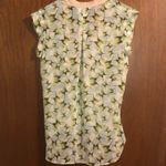 CAbi Butterfly Printed Woman’s Shear Lightweight Summer Blouse Size Small Photo 5