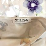 Women's Multicolor Butterfly Cocktail Sleeveless‎ Midi Tea Cottage Summer Dress Size M Photo 5