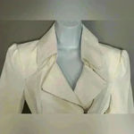 Bebe Flirty Zip Coat White (319) Photo 10