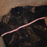 G 3 vintage floral leather bomber jacket size medium # 238 Purple Photo 11