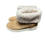UGG  Australia Women's Tan Suede Shearling Lined Boots Size 5 Photo 4