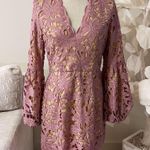 Elliatt  Calendar Floral Pink Long Sleeve Lace Dress Photo 2