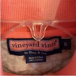 Vineyard Vines Shep Pink Coral Grey Quarter Zip Pullover Sweatshirt Small Photo 9