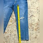 ZARA high rise distressed jeans size 8 baggy loose fit ankle cropped length Photo 7