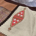 Anthropologie  Tabitha Nazca Skirt Brown Textile Patchwork size 12 Photo 5