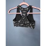 Nike  Athletic Bra Sports Bra Size Small No Padding Dri Fit Letter Pattern Photo 1