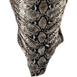 Bond Eye Australia Snakeskin Print One Piece Swimsuit Brown Size 8 Photo 2