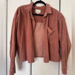 American Eagle  Outfitters Pink Corduroy Jacket Photo 1