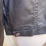 Jou Jou Black Waxed Denim Jacket Women’s Large Photo 5
