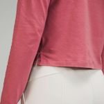 Lululemon Classic Fit Cotton Blend Long Sleeve Shirt Brier Rose Size 14 Athletic Photo 2