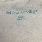 Soft Surroundings  White Modal Stretch Cutout Back Short Sleeve Tee Shirt XL Photo 1