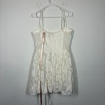 House Of CB NWT Nerissa White Jacquard Corset Mini Dress Size Large Photo 5