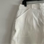 Spanx Stretch Twill Shorts in White Size XL 6" Photo 1