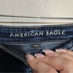 American Eagle AE Highest Rise Mom Distressed Raw Hem Denim Jeans Photo 5
