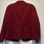 Talbots Women’s Merlot red corduroy blazer size 18wp Photo 5