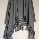 CAbi  Style 974 Prairie Wrap Open Front Cardigan Sweater With Fringe S Photo 0