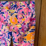 Lilly Pulitzer Callahan Chino Brilliant Catch and Release Resort Pants Sz 00 🍄 Photo 5