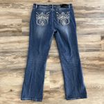 GRACE IN LA  Bootcut Jeans Women’s 12M Blue Denim Rhinestone Embellished Pockets Photo 6