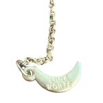 Luna Norte Gold Tone Y Necklace Bar Pendant Moon Charm Adj 25.5" Minimalist Photo 4