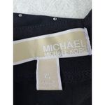Michael Kors MICHAEL  Black Rhinestone Ruffle Mini Skirt XL Photo 6
