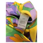 Danielle Bernstein New  WeWoreWhat Dress Womens Small Yellow Purple Strapless 70s Photo 15