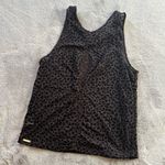 Zyia  Black Leopard Print Tank Top Size Small Photo 1