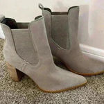 Oasis Gray heel booties size 6.5 Photo 1