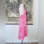 Urban Outfitters Free People Cleobella Oliver Ruffle Empire Waist Midi Dress In Pink Medium NWOT Photo 6