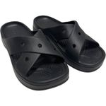 Crocs  Classic Women's Cross Strap Black 9 Photo 0