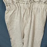 Romeo + Juliet Couture : Ivory/Tan Jumpsuit- adjustable straps, pockets, wide leg-M Photo 14