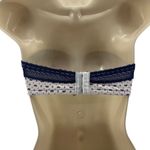 Victoria's Secret  Cotton Lace Trim Bandeau White Blue Scottie Dog Womens Medium Photo 6