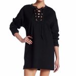 Storia  Lace Up Sweatshirt Mini Dress Photo 1