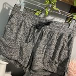 The Comfy Athletic Shorts 90 Degree Elastic Drawstring Waist Heather Gray Womens M Photo 2