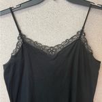 Hanro of Switzerland women size Small Black Lace Slip‎ Up Dress nightgown black Photo 1