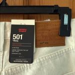 Levi's 501 '90's Size 24x30 Women's Off White Cream Jeans NEW Straight Leg NWT Photo 7