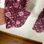 Lucky Brand | Floral Print Logo Cozy Pajama Lounge Pants Size L Photo 5